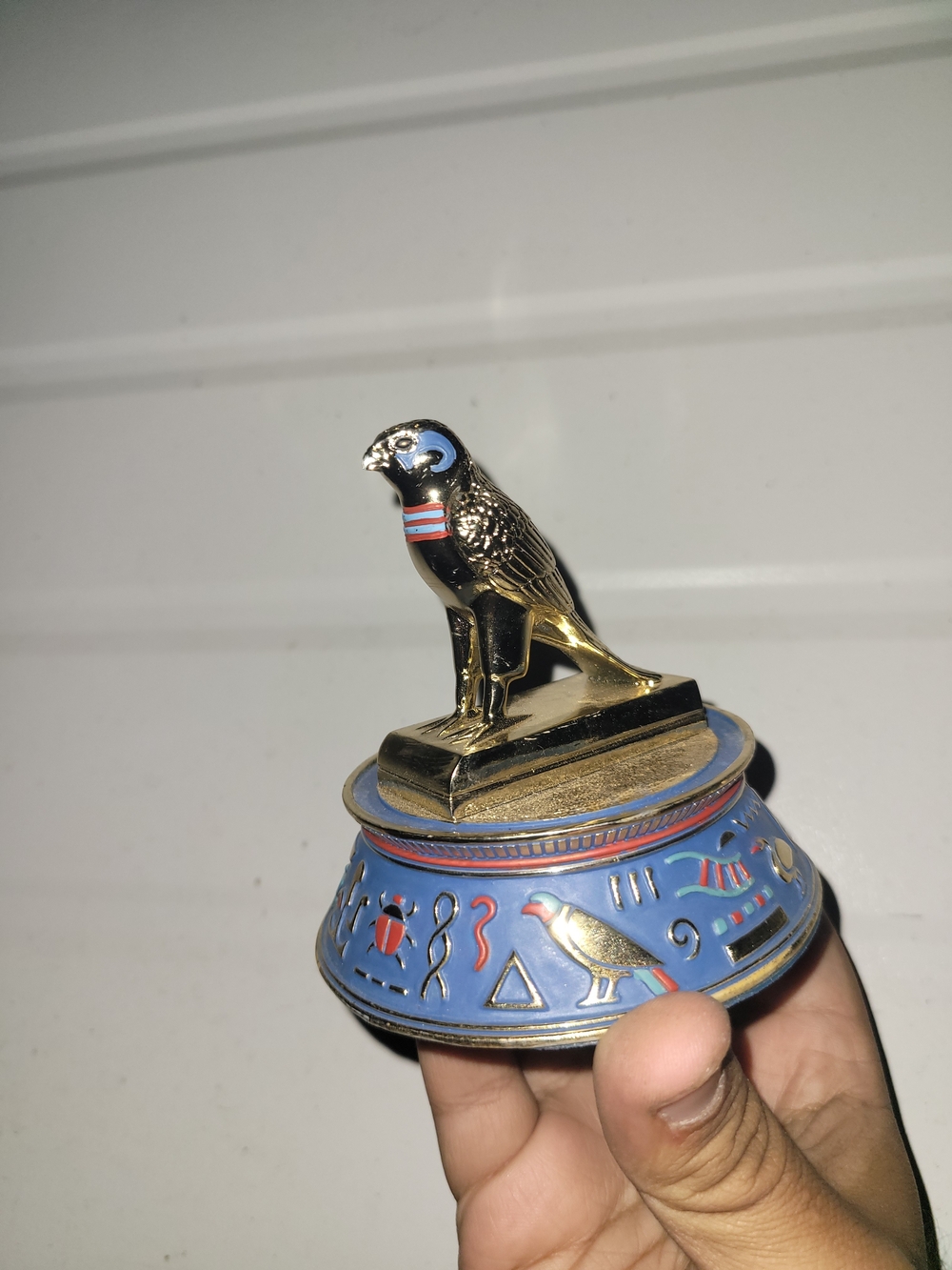 Read - Treasures of Ancient Egypt - Franklin Mint Horus Falcon